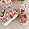 Red Bridal Sneakers